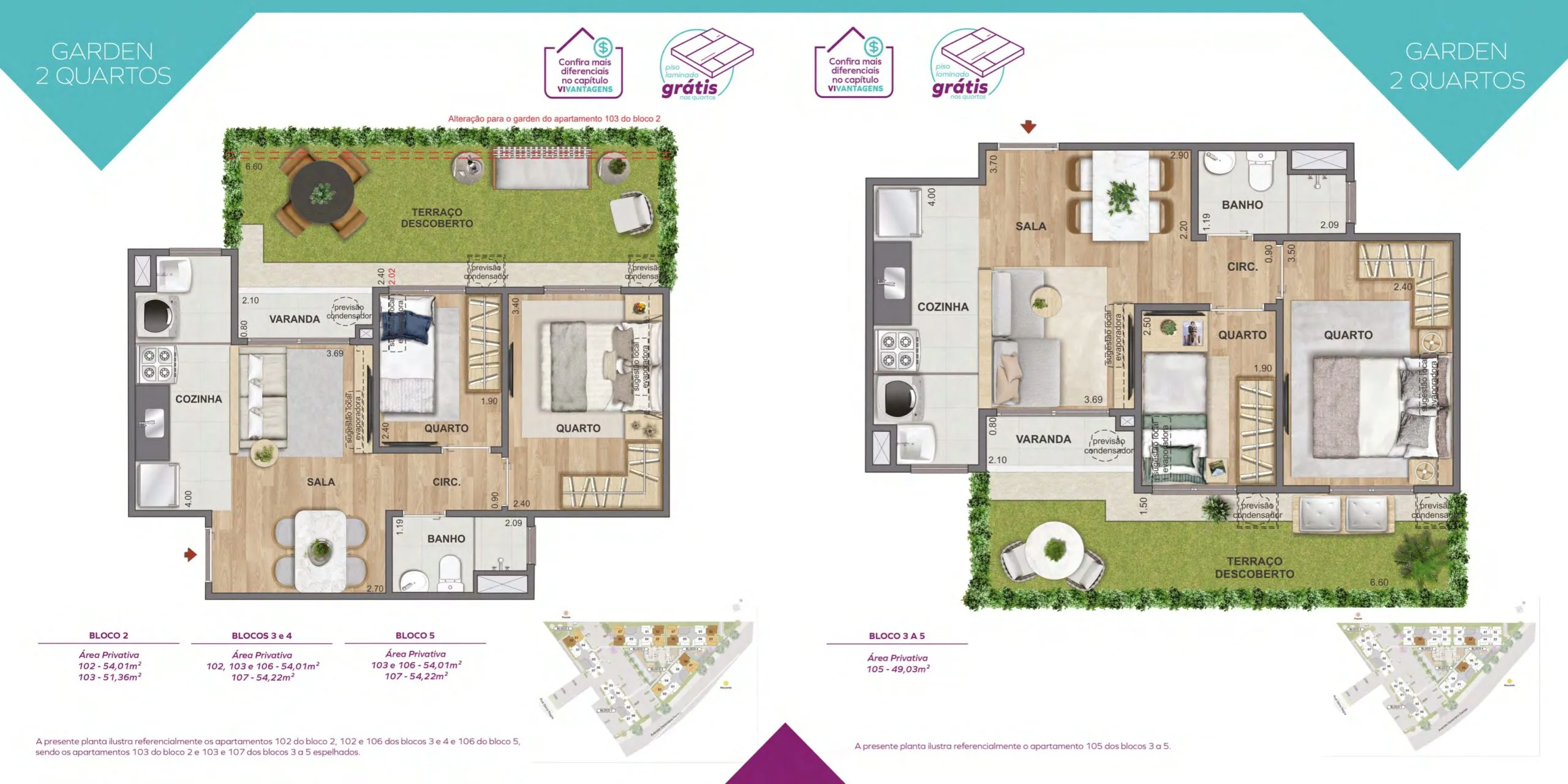 Apartamento Garden — opção A